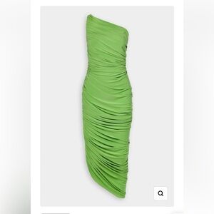Norma Kamali Diana Gown - size medium - lime green